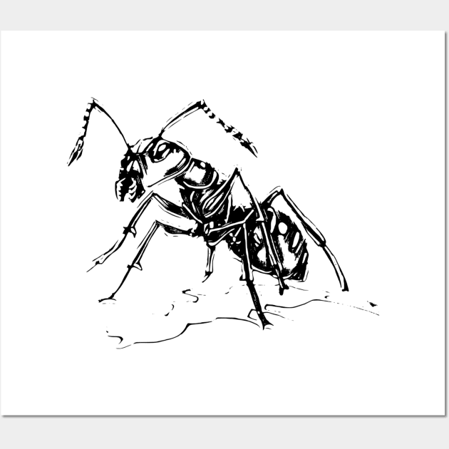 Ant Wall Art by Nimmersatt